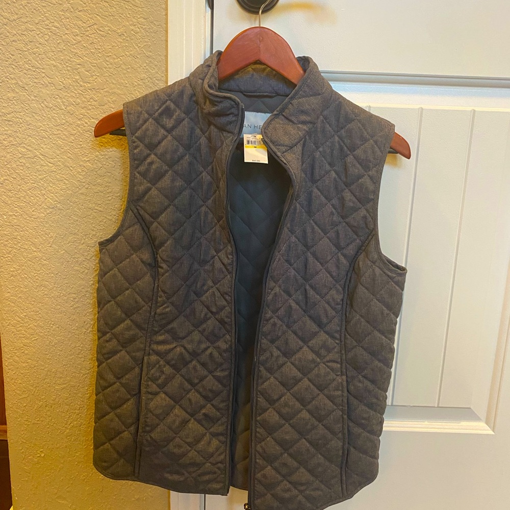 Van Hussein grey vest